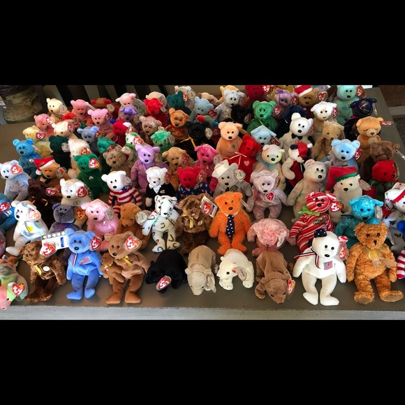 Beanie Baby Bear Collection 100 - Picture 1 of 11